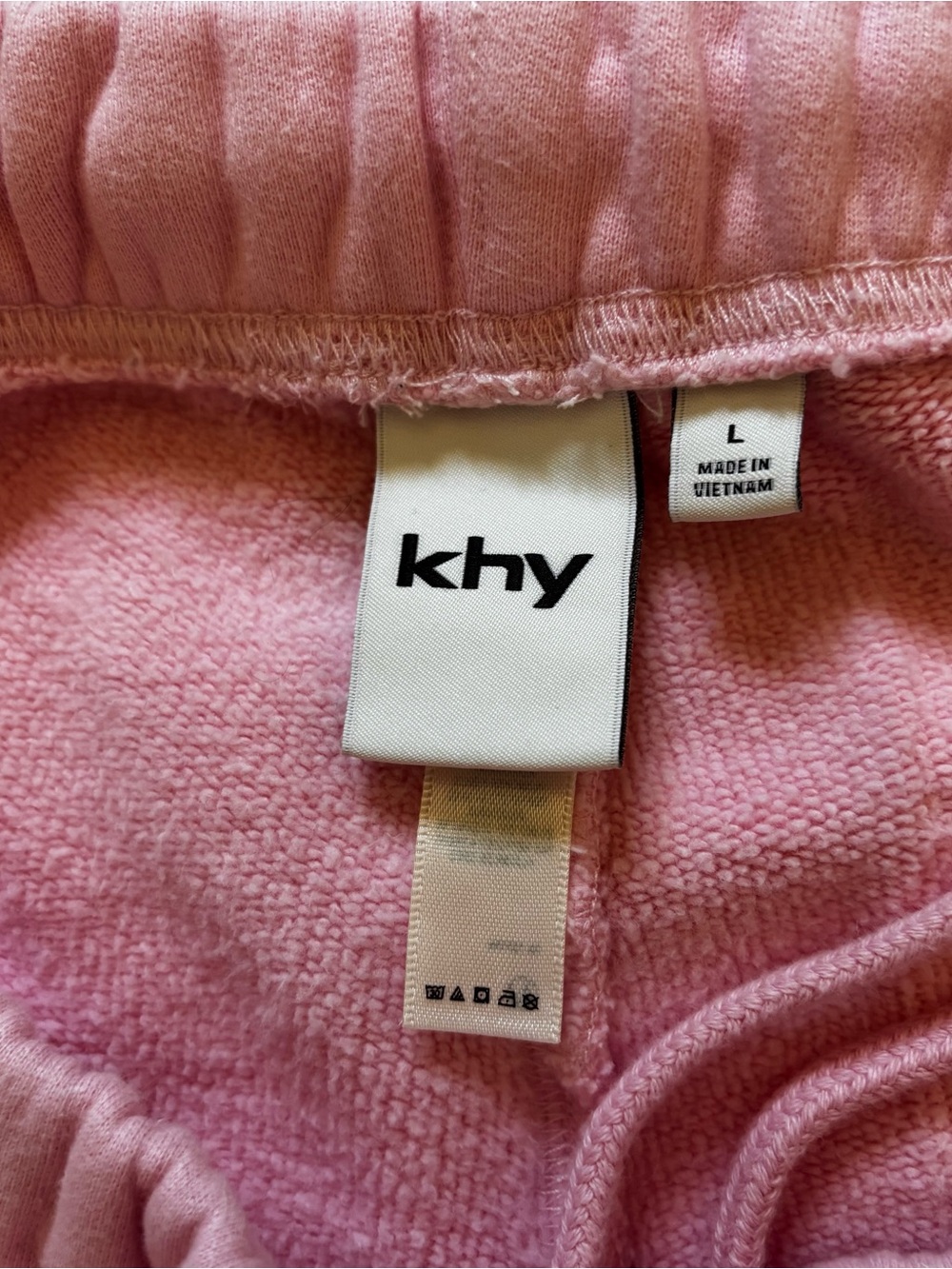 KHY 100% Cotton Wide Leg Lounge Pant - Pink - Picture 5 of 6